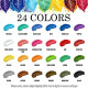 24 Color Mica Powder Pigment Set, 10g each