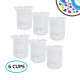 Plastic measuring cups 100ml, 300ml