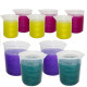 Plastic measuring cups 100ml, 300ml
